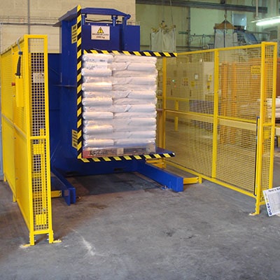 Safe pallet handling